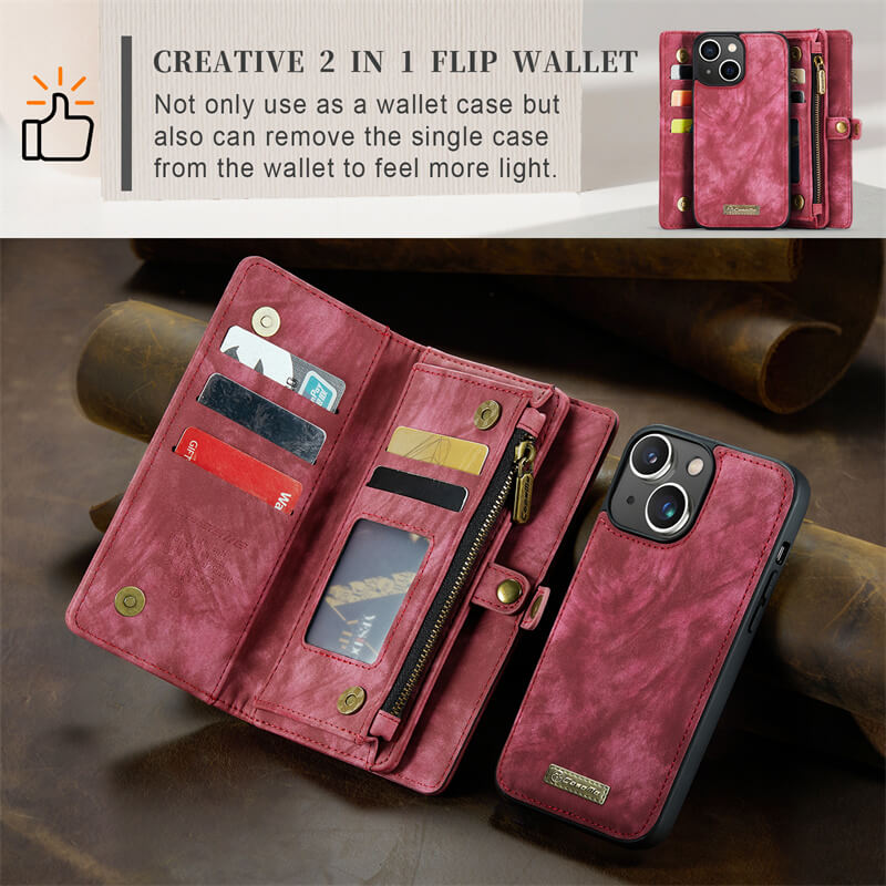 CaseMe iPhone 13 Wallet Case with Wrist Strap - Image 7