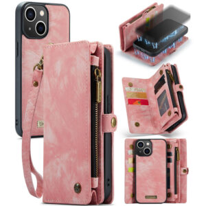 CaseMe iPhone 13 Wallet Case with Wrist Strap