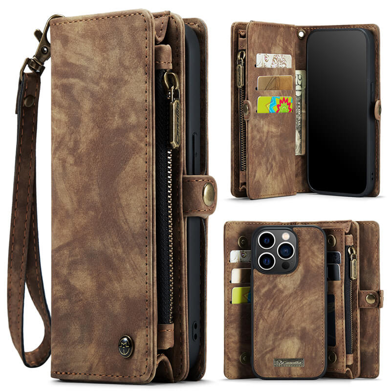 CaseMe iPhone 13 Pro Max Wallet Case with Wrist Strap - Image 11