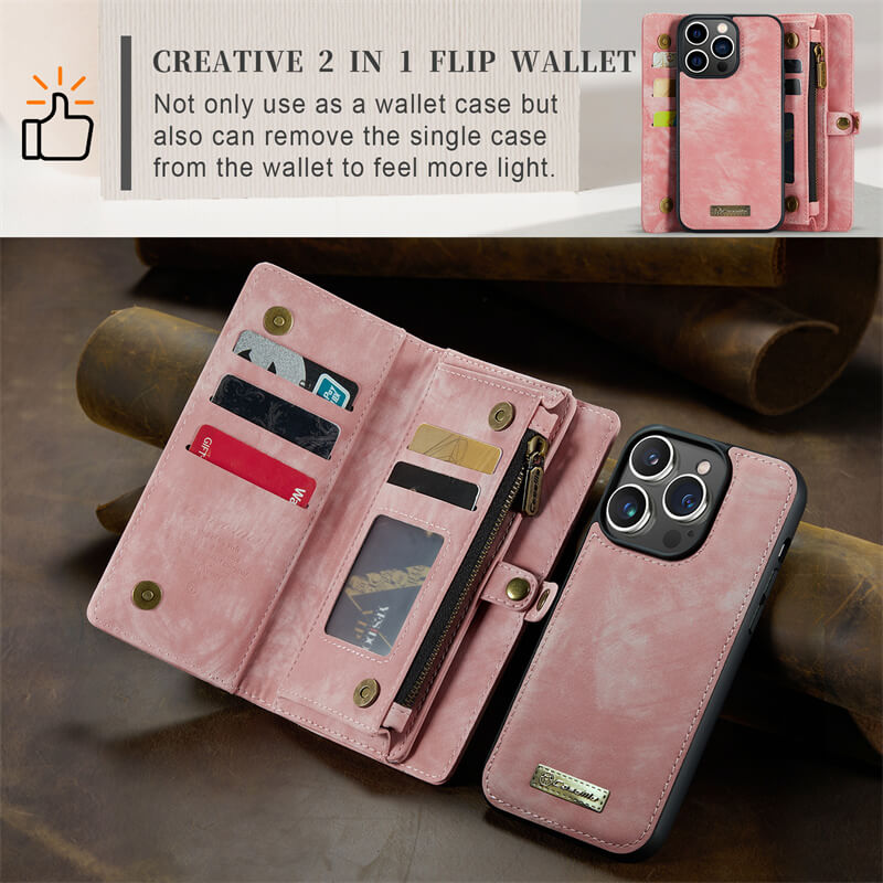 CaseMe iPhone 13 Pro Max Wallet Case with Wrist Strap - Image 7
