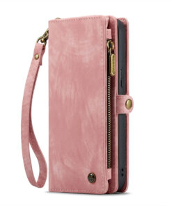 Alternative view of CaseMe iPhone 15 Wallet Magnetic Case with Wrist Strap