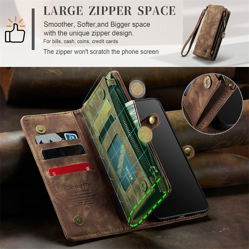 CaseMe iPhone 7 Plus/8 Plus Wallet Case with Wrist Strap - Image 6