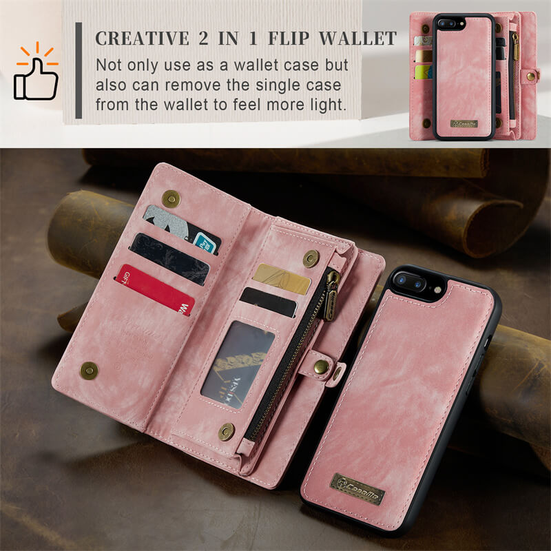 CaseMe iPhone 7 Plus/8 Plus Wallet Case with Wrist Strap - Image 7