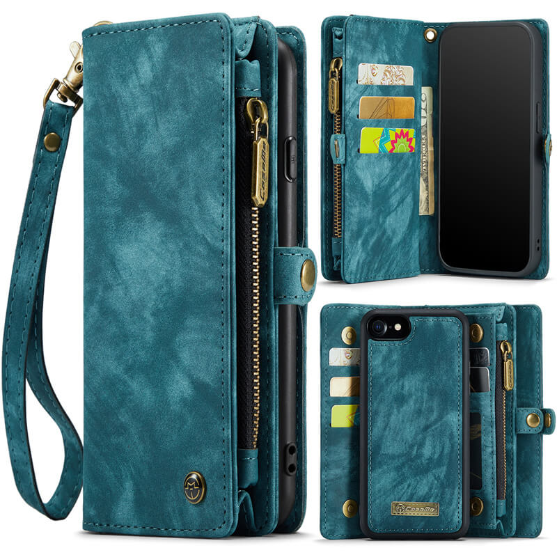 CaseMe iPhone 7/8/SE 2020/SE 2022 Wallet Case with Wrist Strap - Image 11