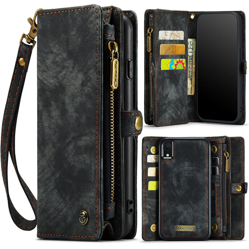 CaseMe iPhone XR Wallet Case with Wrist Strap - Image 11