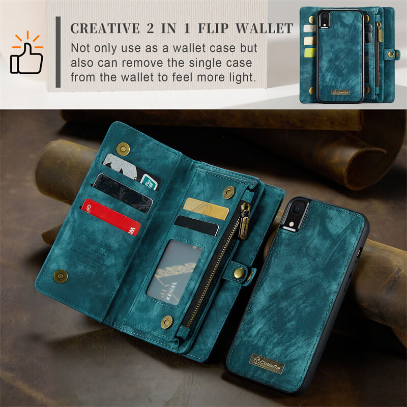 CaseMe iPhone XR Wallet Case with Wrist Strap - Image 7