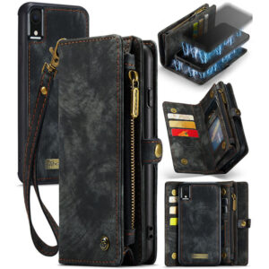 CaseMe iPhone XR Wallet Case with Wrist Strap