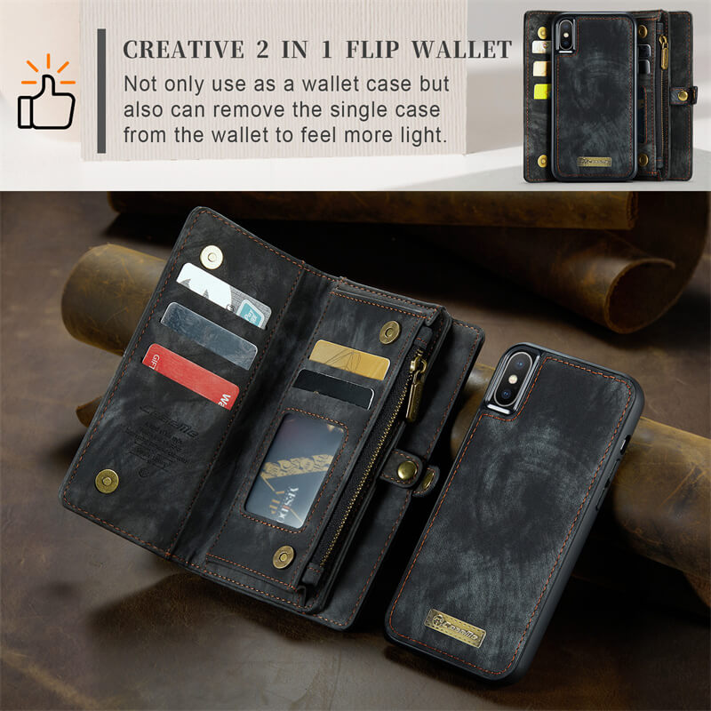 CaseMe iPhone XS Max Wallet Case with Wrist Strap - Image 7