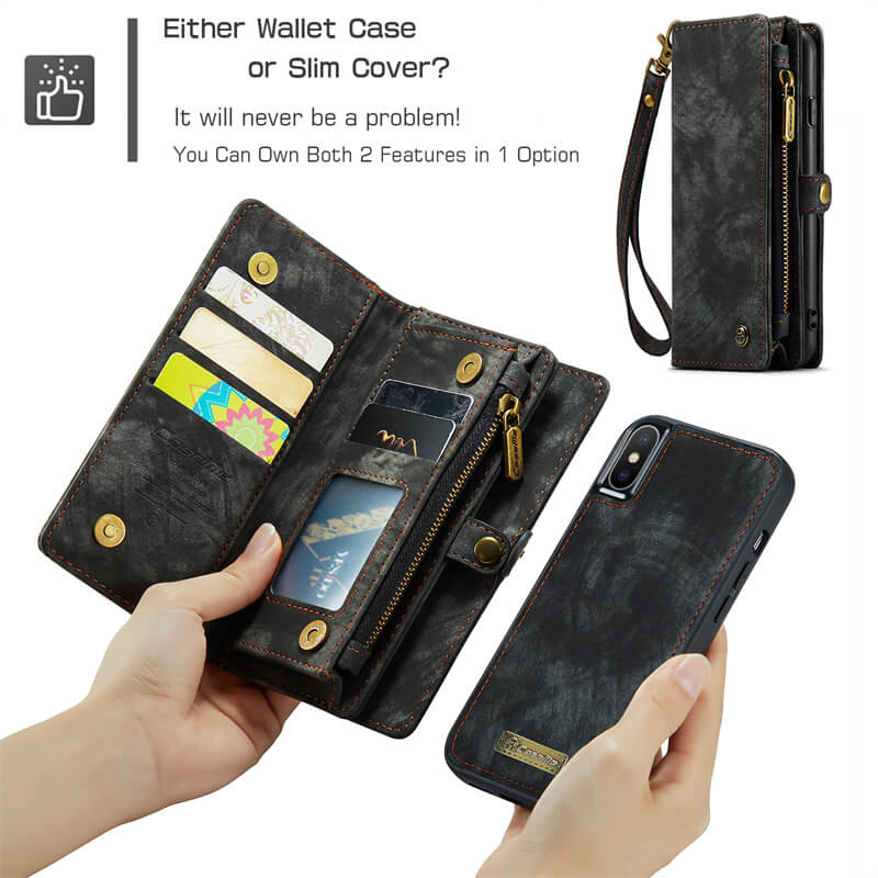 CaseMe iPhone X/XS Wallet Case with Wrist Strap - Image 8