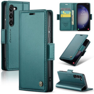 CaseMe Samsung Galaxy S23 Wallet RFID Blocking Magnetic Buckle Case