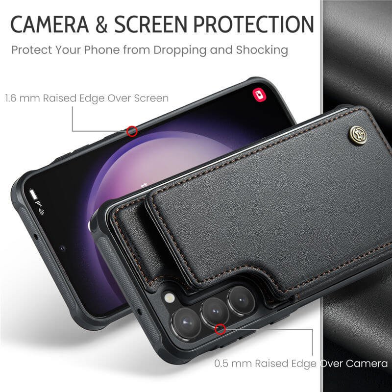 CaseMe Samsung Galaxy S23 RFID Blocking Card Holder Case - Image 8
