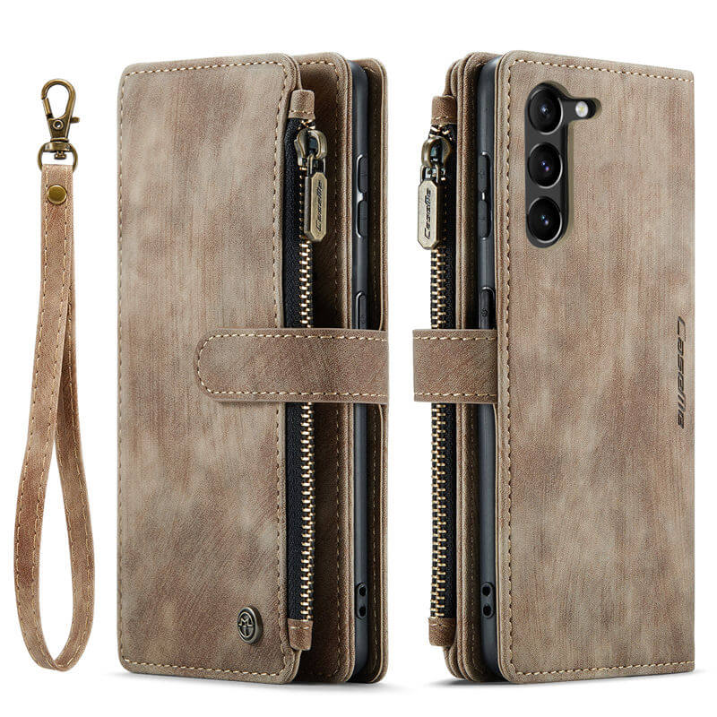 CaseMe Samsung Galaxy S23 Wallet kickstand Case with Wrist Strap - Image 11