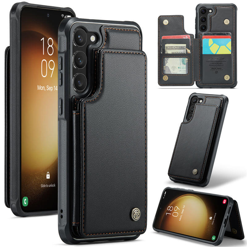 CaseMe Samsung Galaxy S23 Plus RFID Blocking Card Holder Case