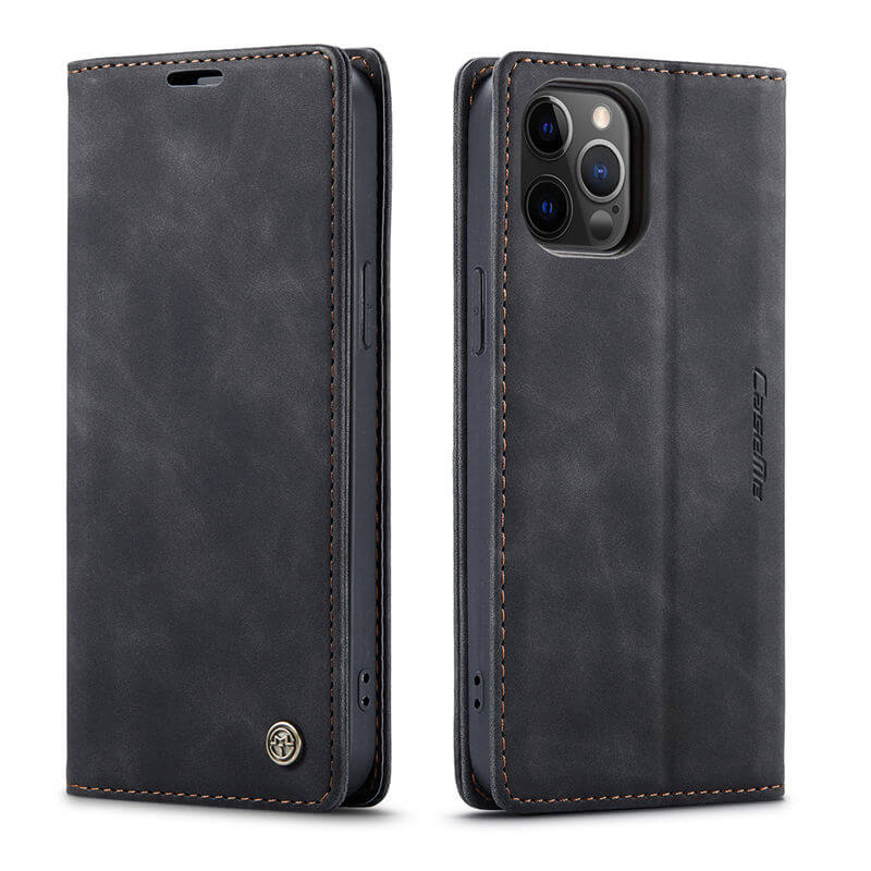 CaseMe iPhone 12 Pro Max Wallet Suede Leather Case - Image 11