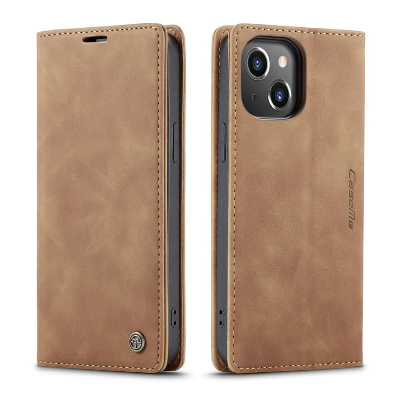 CaseMe iPhone 13 Mini Wallet Suede Leather Case - Image 11