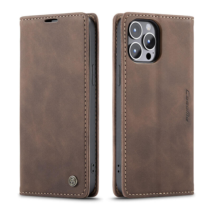 CaseMe iPhone 13 Pro Wallet Suede Leather Case - Image 11
