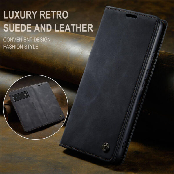 Alternative view of CaseMe Google Pixel 6 Wallet Suede Leather Case