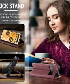 CaseMe Google Pixel 6 Pro Wallet Suede Leather Case - Image 4