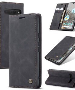 CaseMe Google Pixel 7 Pro Wallet Suede Leather Case