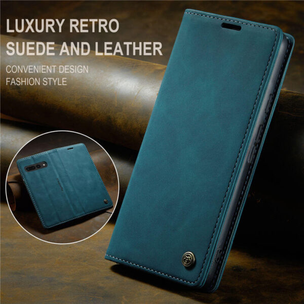 Alternative view of CaseMe Google Pixel 7 Pro Wallet Suede Leather Case