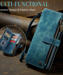 Alternative view of CaseMe Google Pixel 7A Wallet kickstand Case with Wrist Strap