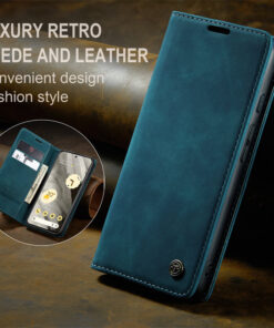 Alternative view of CaseMe Google Pixel 8 Wallet Suede Leather Case