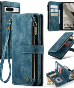 CaseMe Google Pixel 8 Wallet kickstand Case with Wrist Strap