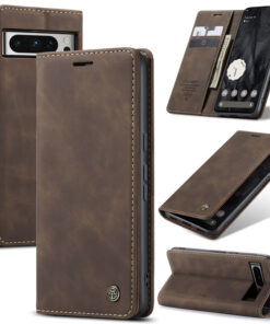 CaseMe Google Pixel 8 Pro Wallet Suede Leather Case