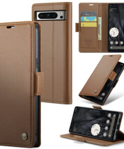 CaseMe Google Pixel 8 Pro Wallet RFID Blocking Magnetic Buckle Case