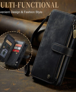 Alternative view of CaseMe Google Pixel 8 Pro Wallet kickstand Case with Wrist Strap