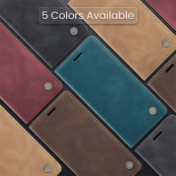 Alternative view of CaseMe Google Pixel 8A Wallet Suede Leather Case