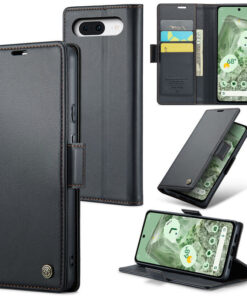 CaseMe Google Pixel 8A Wallet RFID Blocking Magnetic Buckle Case