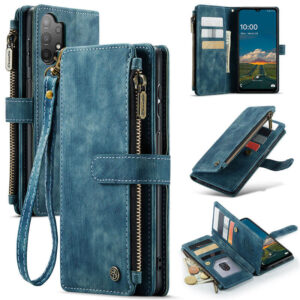 CaseMe Samsung Galaxy A13 Wallet kickstand Case with Wrist Strap