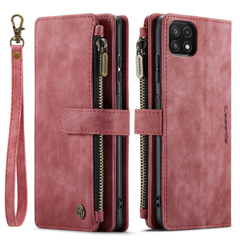 CaseMe Samsung Galaxy A22 5G Wallet kickstand Case with Wrist Strap - Image 10