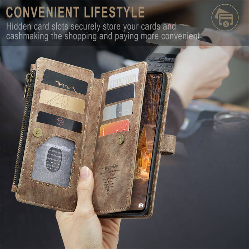 CaseMe Samsung Galaxy A33 5G Wallet kickstand Case with Wrist Strap - Image 8