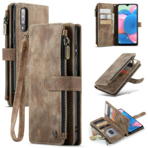 CaseMe Samsung Galaxy A50 Wallet kickstand Case with Wrist Strap