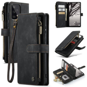 CaseMe Samsung Galaxy A53 5G Wallet kickstand Case with Wrist Strap