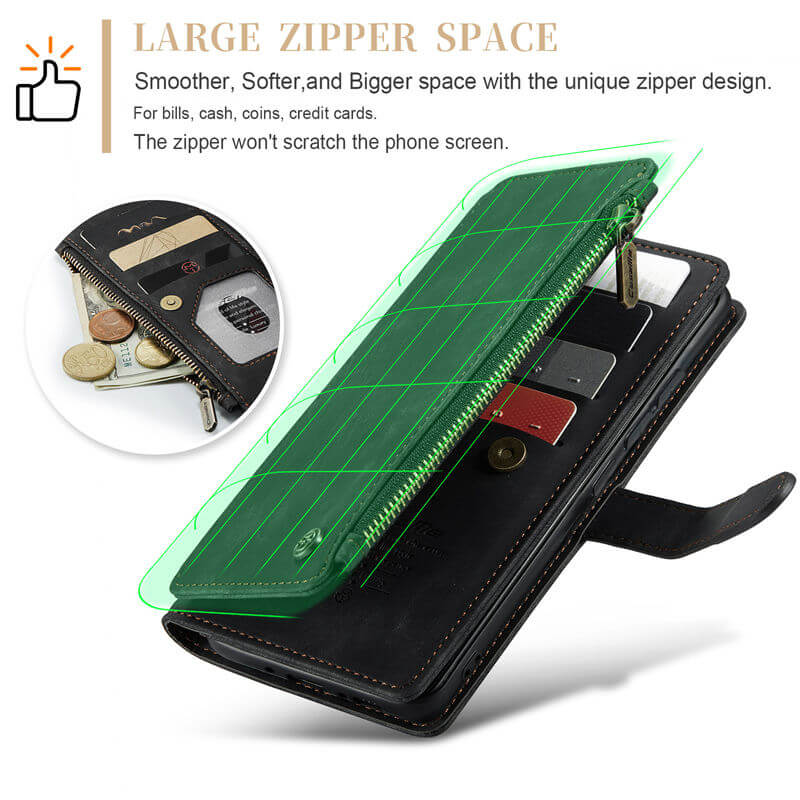 CaseMe Samsung Galaxy A54 Wallet kickstand Case with Wrist Strap - Image 6