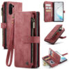 CaseMe Samsung Galaxy Note 10 Wallet kickstand Case with Wrist Strap