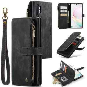 CaseMe Samsung Galaxy Note 10 Plus Wallet kickstand Case with Wrist Strap