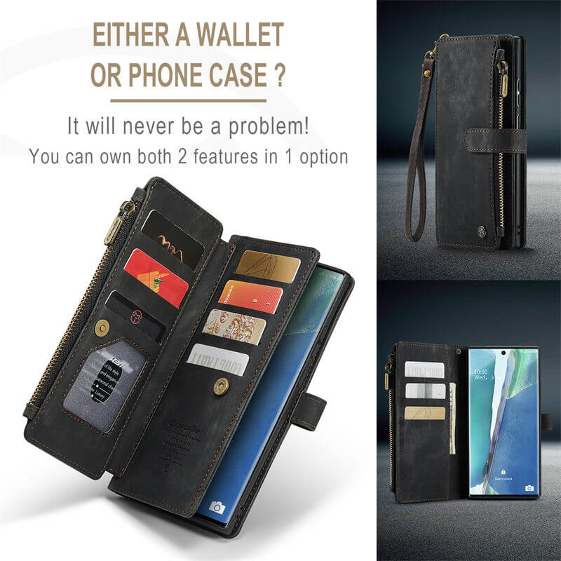 CaseMe Samsung Galaxy Note 20 Ultra Wallet kickstand Case with Wrist Strap - Image 7
