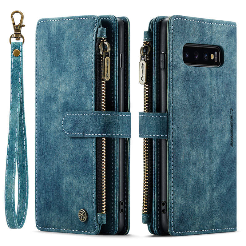 CaseMe Samsung Galaxy S10 Plus Wallet kickstand Case with Wrist Strap - Image 10