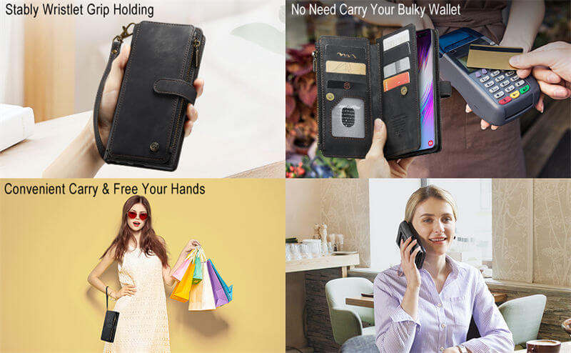 CaseMe Samsung Galaxy S10 Plus Wallet Case