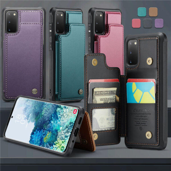 Alternative view of CaseMe Samsung Galaxy S20 RFID Blocking Card Holder Case