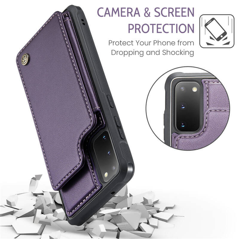 CaseMe Samsung Galaxy S20 RFID Blocking Card Holder Case - Image 10