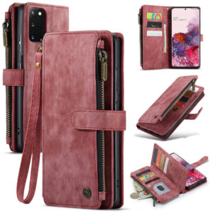 CaseMe Samsung Galaxy S20 Wallet kickstand Case with Wrist Strap