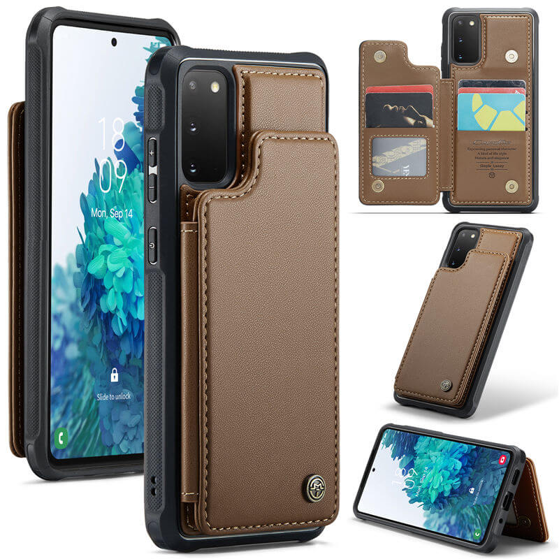 CaseMe Samsung Galaxy S20 FE RFID Blocking Card Holder Case