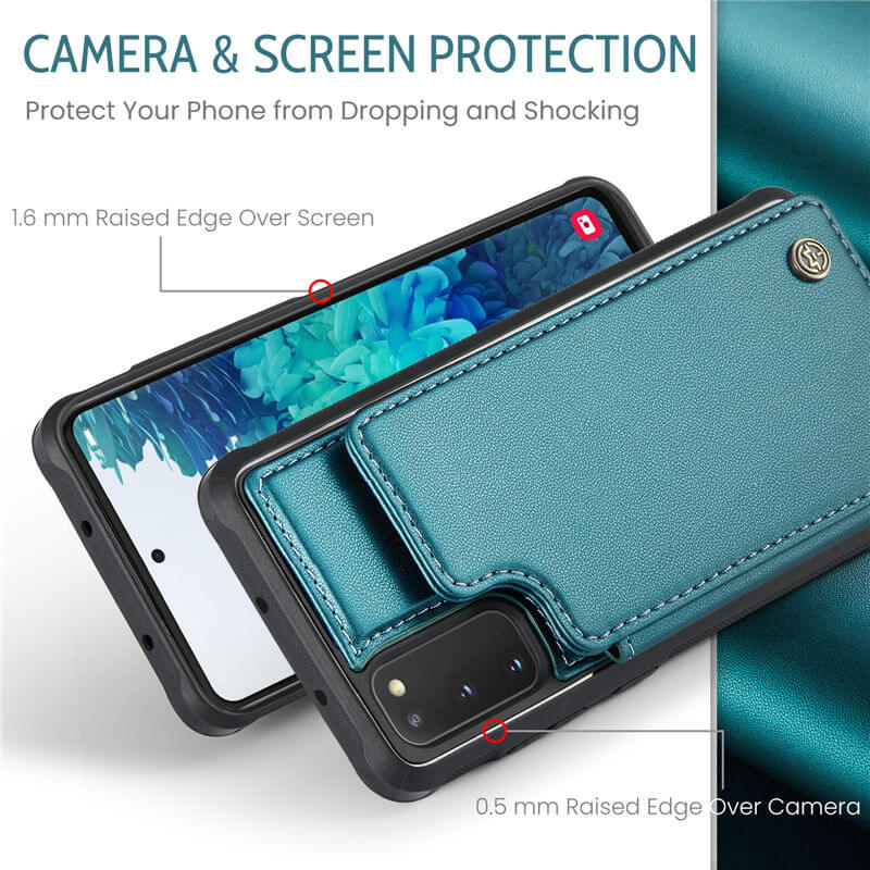 CaseMe Samsung Galaxy S20 FE RFID Blocking Card Holder Case - Image 8