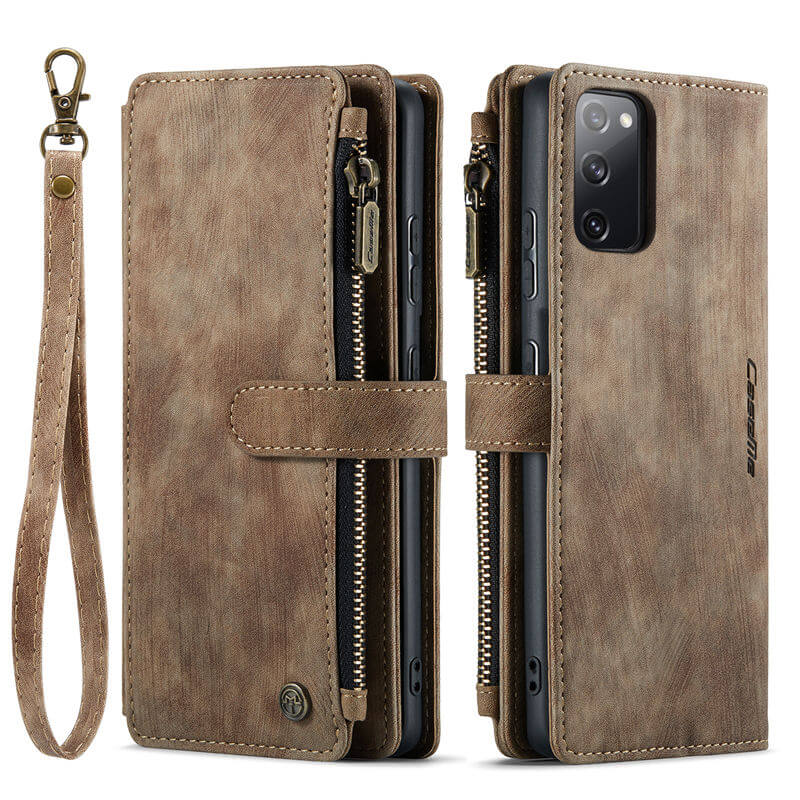 CaseMe Samsung Galaxy S20 FE Wallet kickstand Case with Wrist Strap - Image 10
