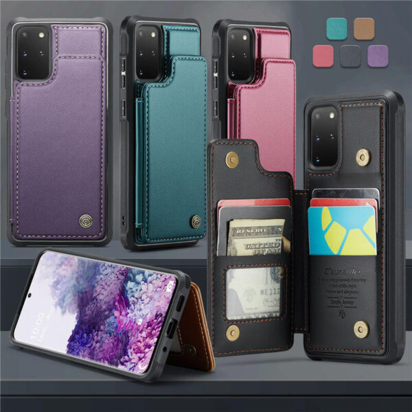 Alternative view of CaseMe Samsung Galaxy S20 Plus RFID Blocking Card Holder Case